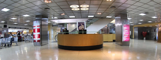 Fundación Favaloro University Hospital, central lobby.