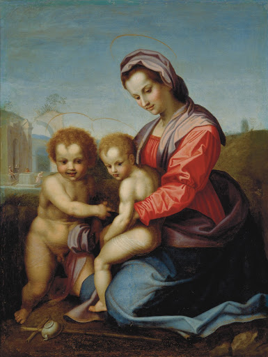 La Virgen y el Niño con san Juan Bautista