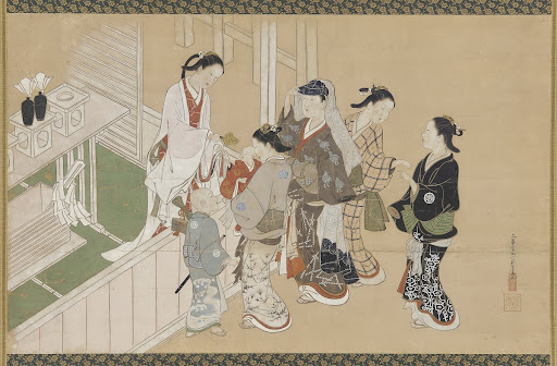 Infant's first visit to a Shinto shrine