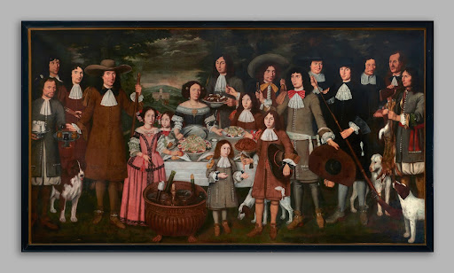 Merenda Lucini (Portrait of Lucini family after hunting)