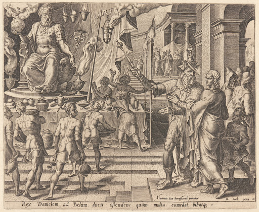 Cyrus Showing Bel and His Food to Daniel