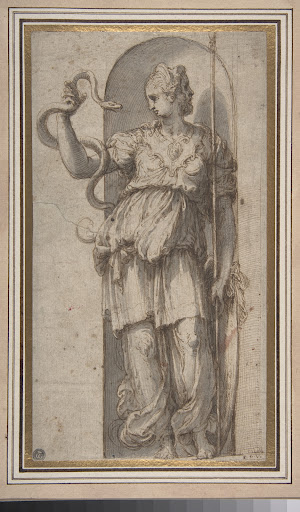 Study for Allegorical Figure of Prudence