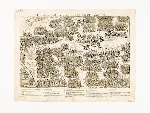 Ordonnance des deux armées près de Moncontour Ordonnance des deux armées près de Moncontour