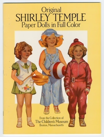 paper doll book: Original Shirley Temple Paper Dolls in Full Color
