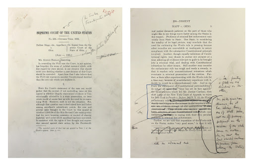 Draft Dissent for Mapp v. Ohio