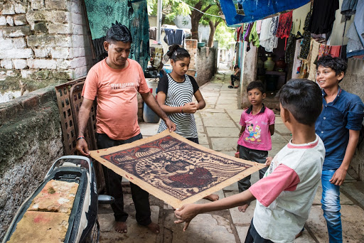 Mata ni Pachedi: Developing and fixing red colour