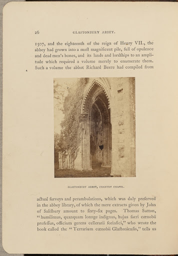 Glastonbury Abbey; Chantry Chapel (Main View)