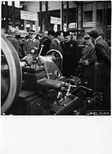 Visita del Re Vittorio Emanuele III alla Fiera Campionaria di Milano del 1936