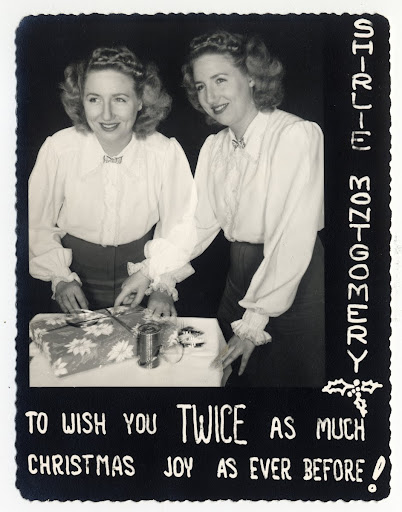 Christmas card from Shirlie Montgomery