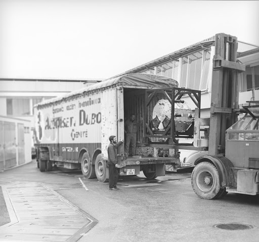 Transport of material to Uppsala