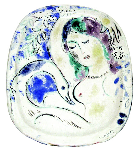 "Leda and the Swan" Dish