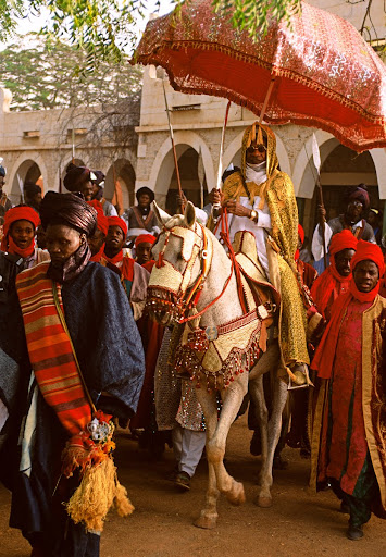 The Emir of Katsina at Sallah Ceremony