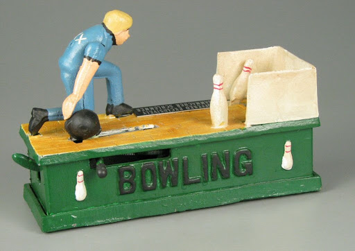 Mechanical bank:BOWLING