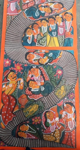 Patachitra on Popular Folklore of Manasa Mangal