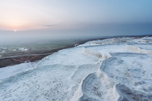 Sunset in Pamukkale