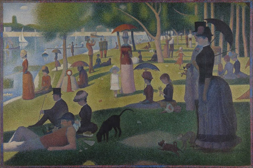 Rodolphe Planquette【夕暮れのシャラント】　印象派 A Sunday on La Grande Jatte - Georges Seurat — Google Arts & Culture