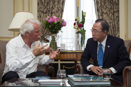 Yann Arthus Bertrand & Ban Ki-moon