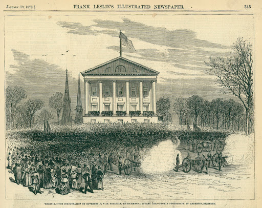 Virginia - The Inauguration of Governor F.W.M. Holliday