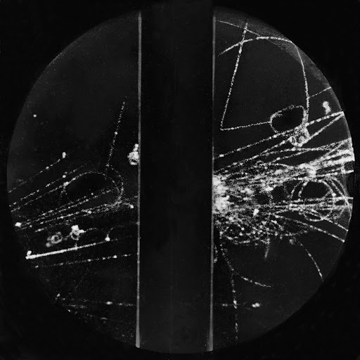 First photograph of a V particle