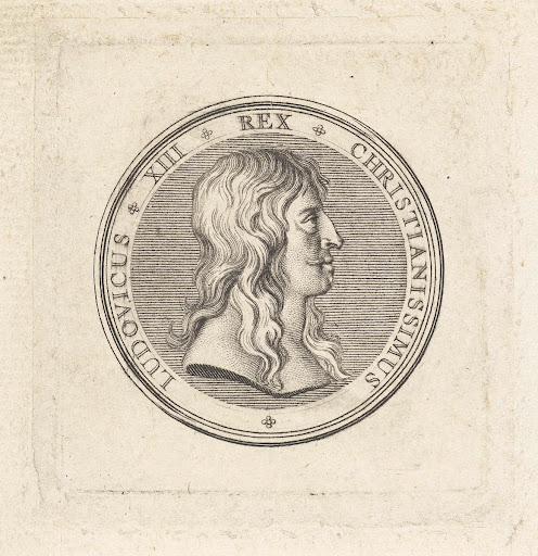 Penning met buste van Lodewijk XIII