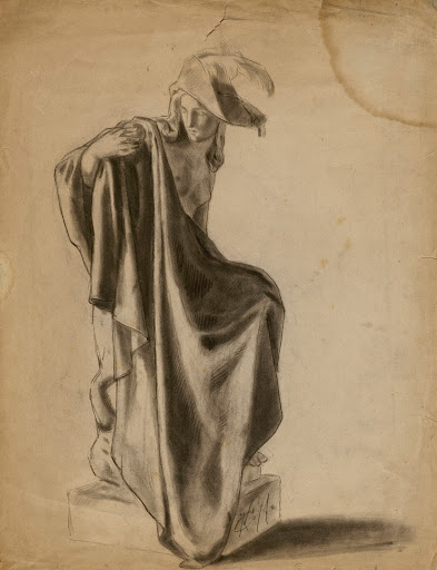 (Untitled) (Drapery Study)