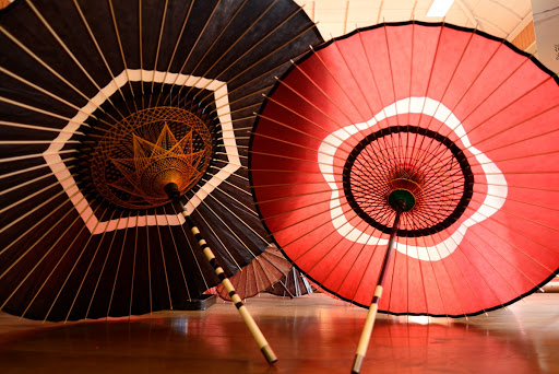 淀江傘 《淀江傘の定番 蛇の目傘》