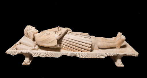 Recumbent effigy of Gaston de Foix Detail of