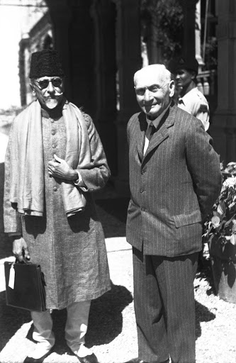 Abdul Ghaffar Khan with Lord Pethick- Lawrence