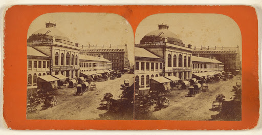 [Burney Market, Boston, Mass.] (Full Front)