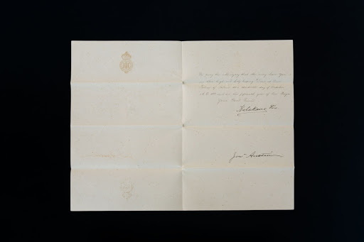 Letter to Emperor Mutsuhito of Japan (page 2 of 2)