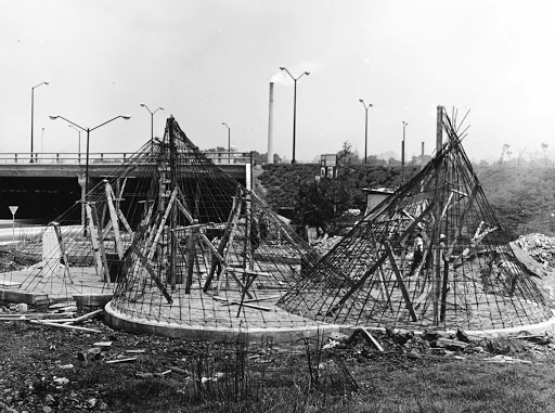Sundial under construction