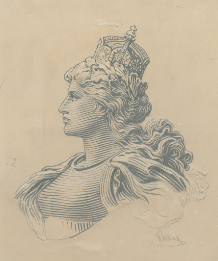 Konkurrenzentwurf für Deutsches Reich Freimarken MiNr. 53-62