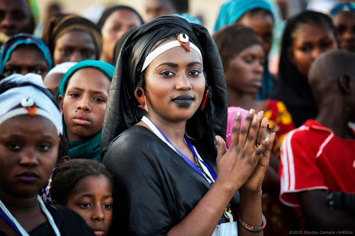 Malian woman in a festival