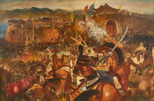Battle at Jinjuseong Fortress