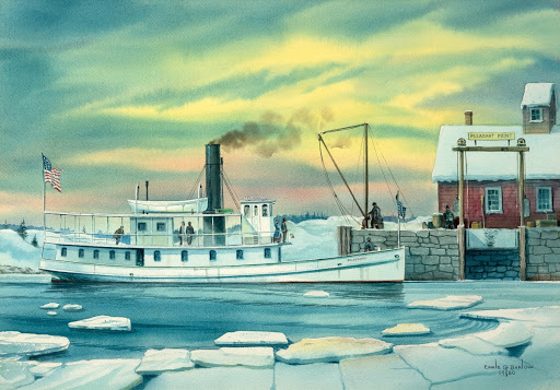 Steamer Goldenrod at Pleasant Point