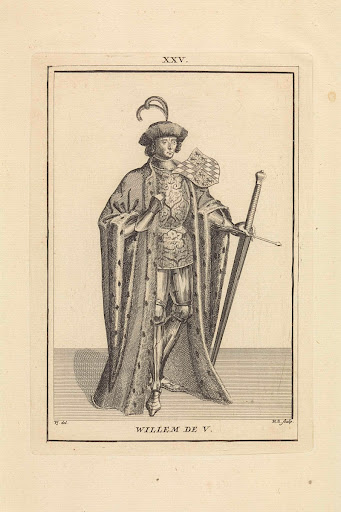 Portret van Willem V, graaf van Holland