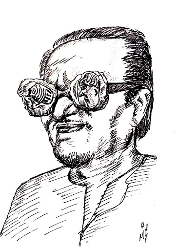 Caricature of Siddhesh