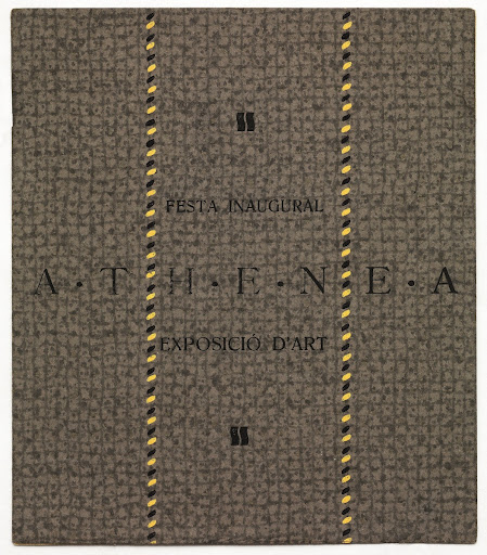 Program of Athenea’s Inaugural Party