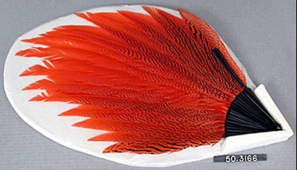 Feather brisé fan