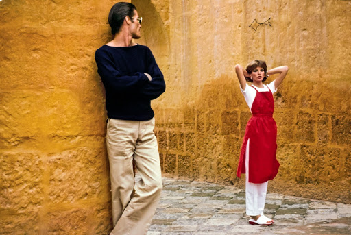 Rene Russo in a Calvin Klein Ensemble, Vogue