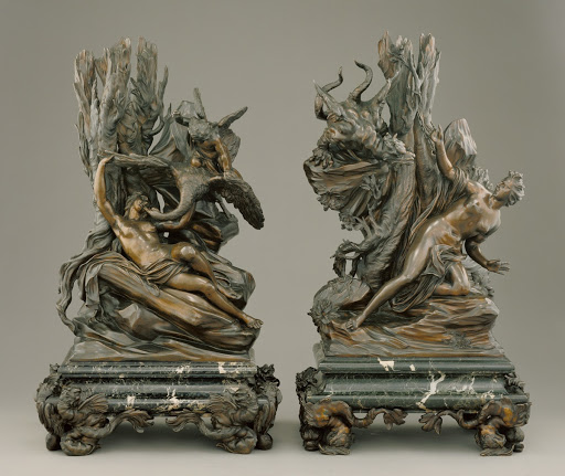 Andromeda and the Sea Monster (Main View (pair), Front postcard view, pre-conservation)