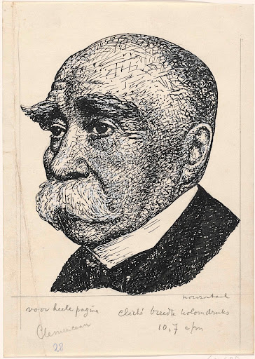 Portret van George-Eugène-Benjamin Clemenceau