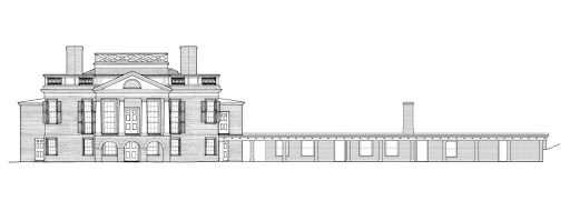 South Elevation with Offices