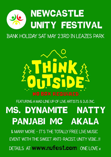Newcastle Unity Festival Flyer