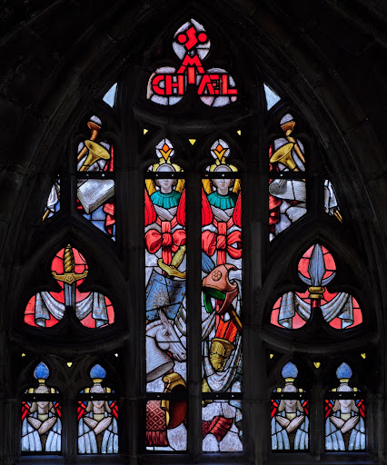 Decorative stained-glass window