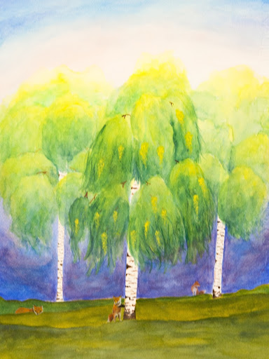 That tree beneath the star (Birch)