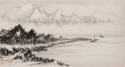 Album of Hong Kong Sketches Leaf 7: Lau Fau Shan