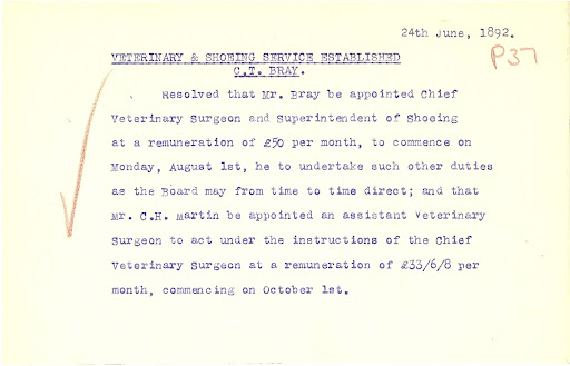 Veterinary and shoeing service established