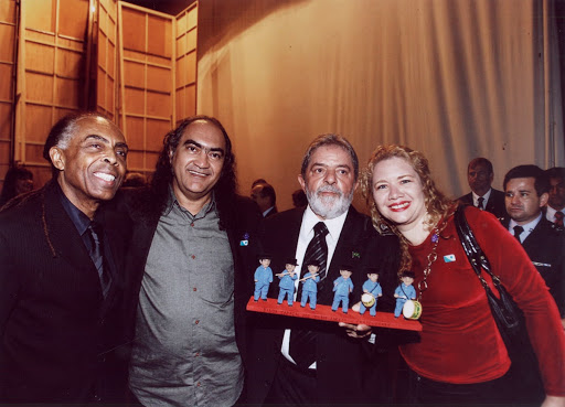 Gilberto Gil, Luiz Inácio Lula da Silva em evento de ordem ao mérito