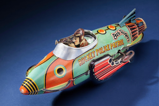 Toy, Space Ship, Buck Rogers, Rocket Police Patrol Ship